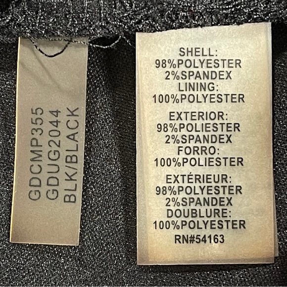 Guess size small black sleeveless flapper style mini dress fringe wave pattern - Picture 15 of 15